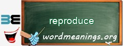 WordMeaning blackboard for reproduce